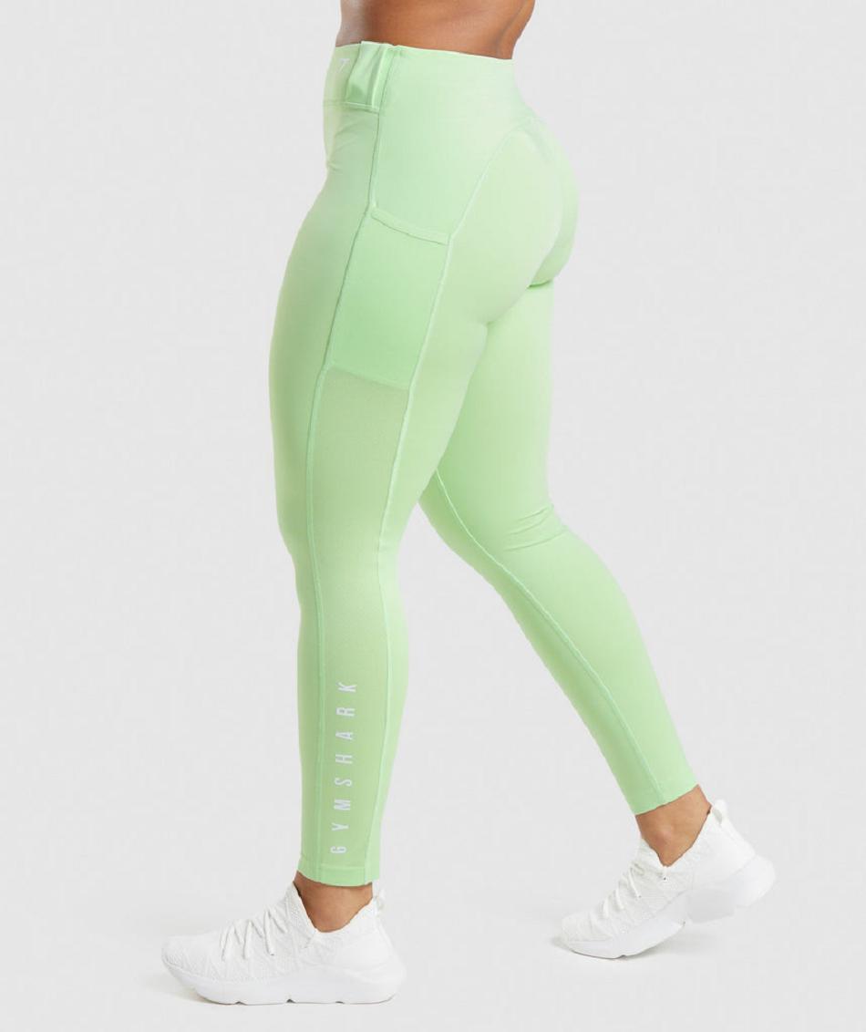 Leggins Gymshark Deporte Mujer Verde | CO 2935XYU